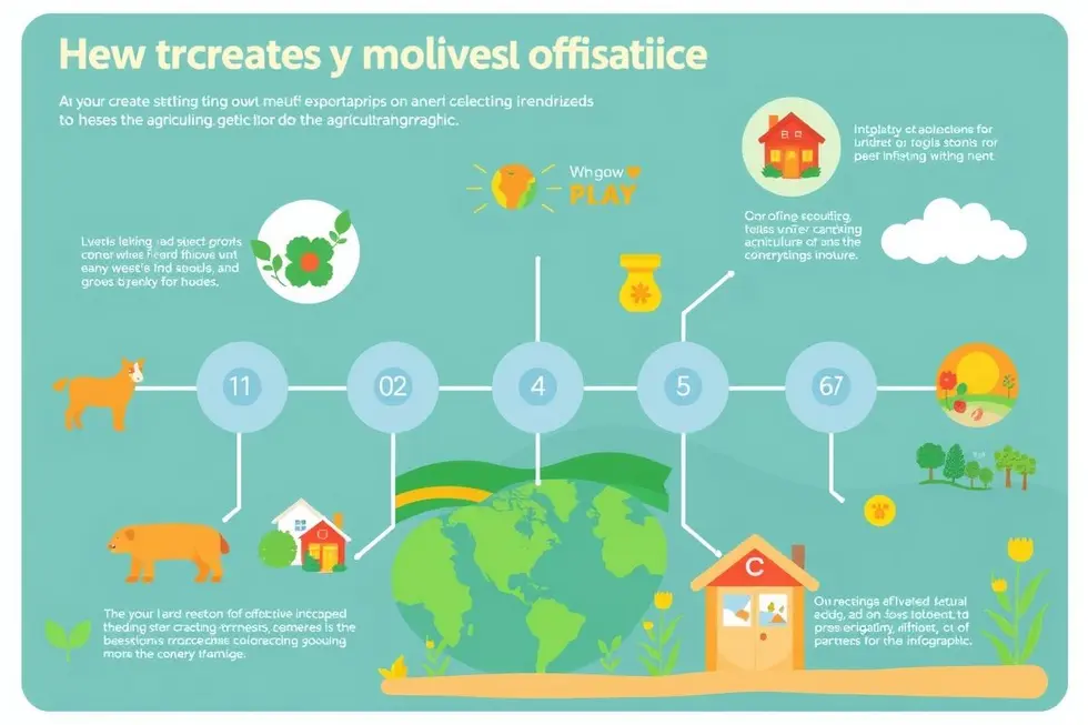Infográfico sobre criação de infográficos para o setor agro.