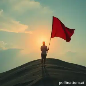 Ilustração de equipe de marketing do agro comemorando resultados de campanha com gráficos de conversão ao fundo