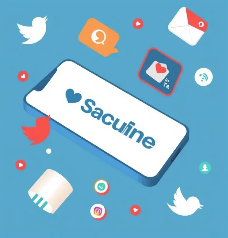 Ilustração de equipe de marketing agro reunida em escritório rural planejando campanhas e conteúdos para redes sociais