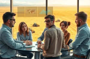 Ilustração mostrando rede de canais agro e proteção da reputação após demissão