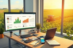 Ilustração mostrando comparação entre impulsionamento de post e campanha estruturada para o agro.