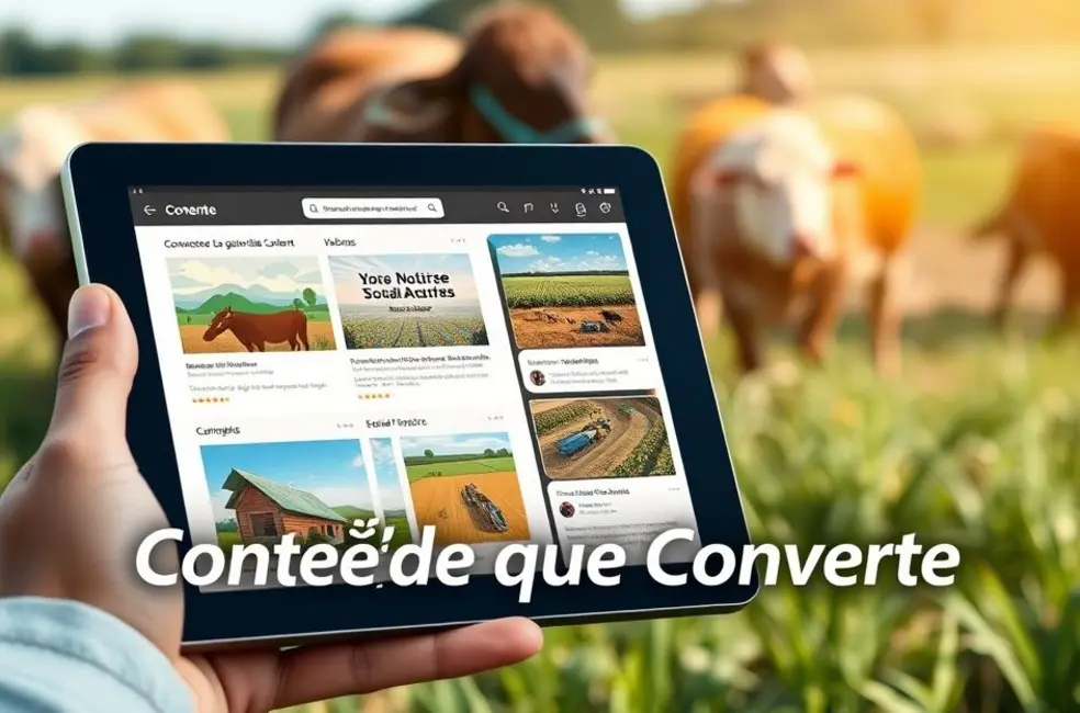 Conteúdo e formatos que convertem para o público agro