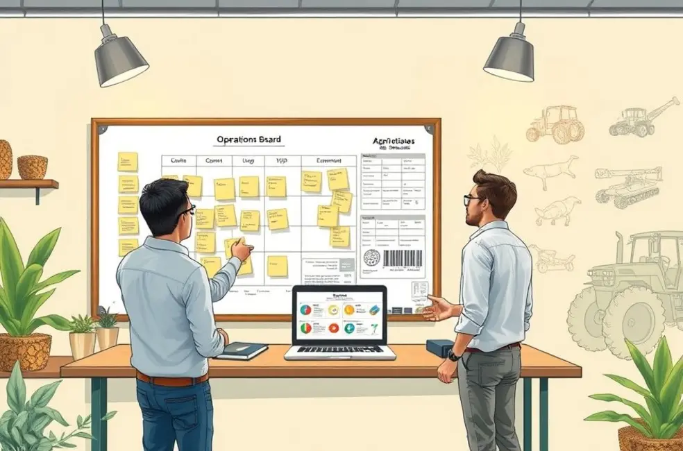 Implementação, medição e governança: checklist operacional para equipes de agro