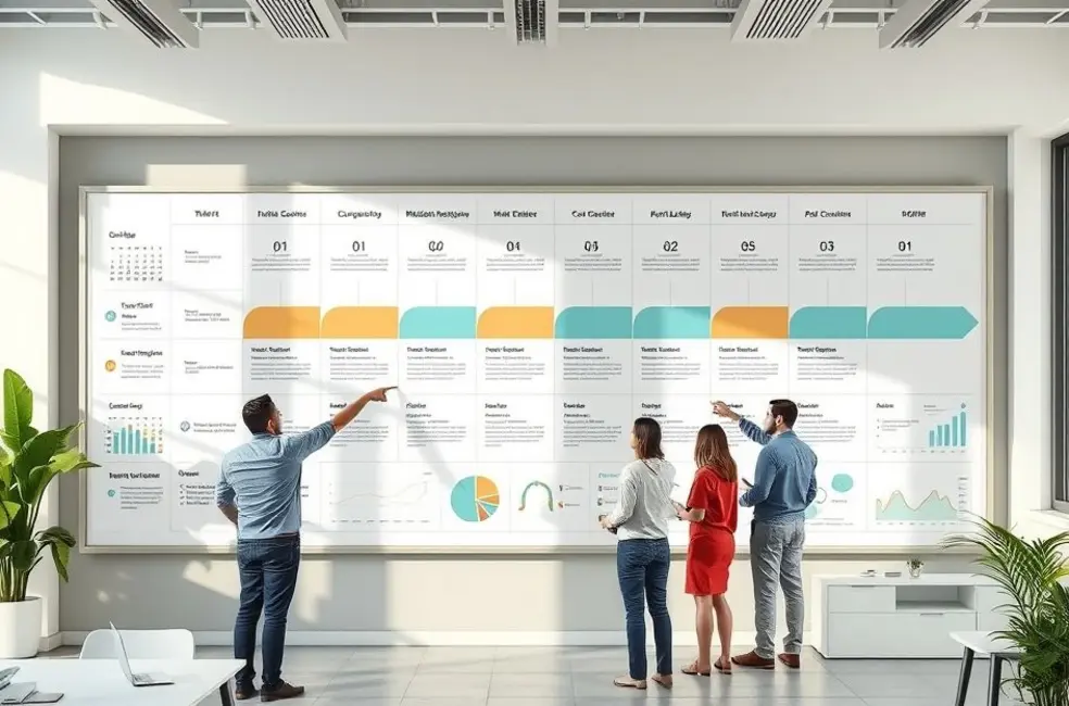 KPIs, equipe e roadmap: de 1 a 10 anos com metas claras