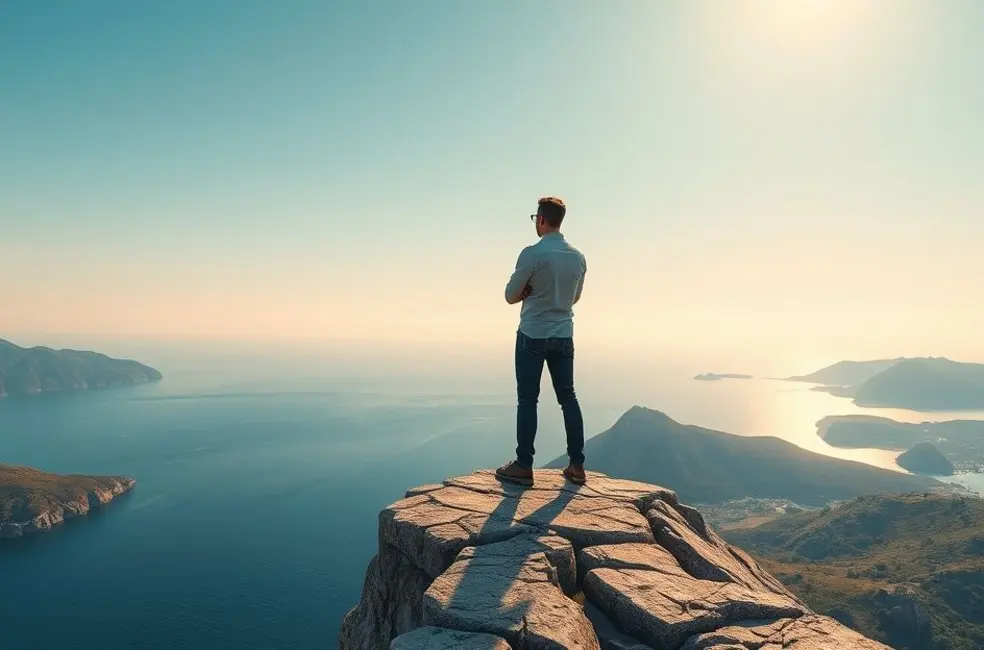 Perspectiva e posicionamento inspirado na vista do Skywalk