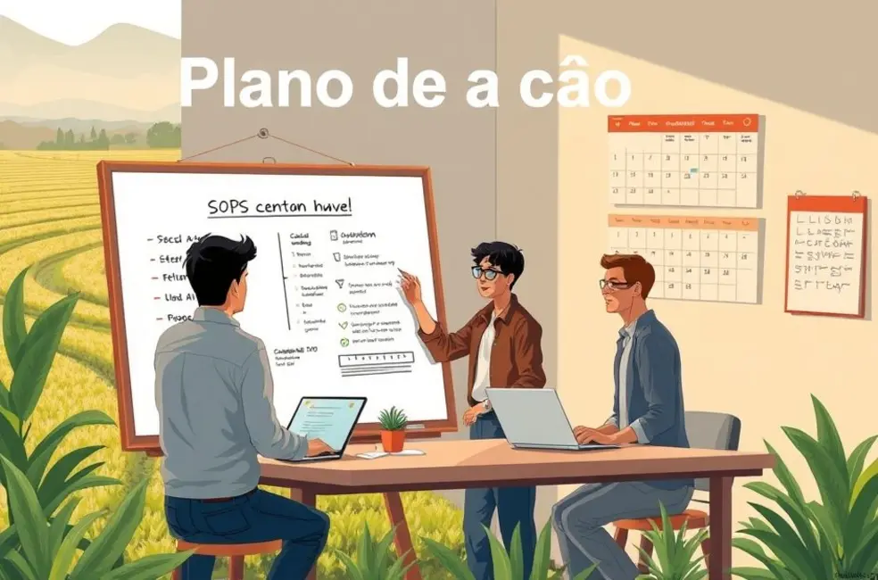 Plano de ação para corrigir, treinar ou realocar e recuperar resultados