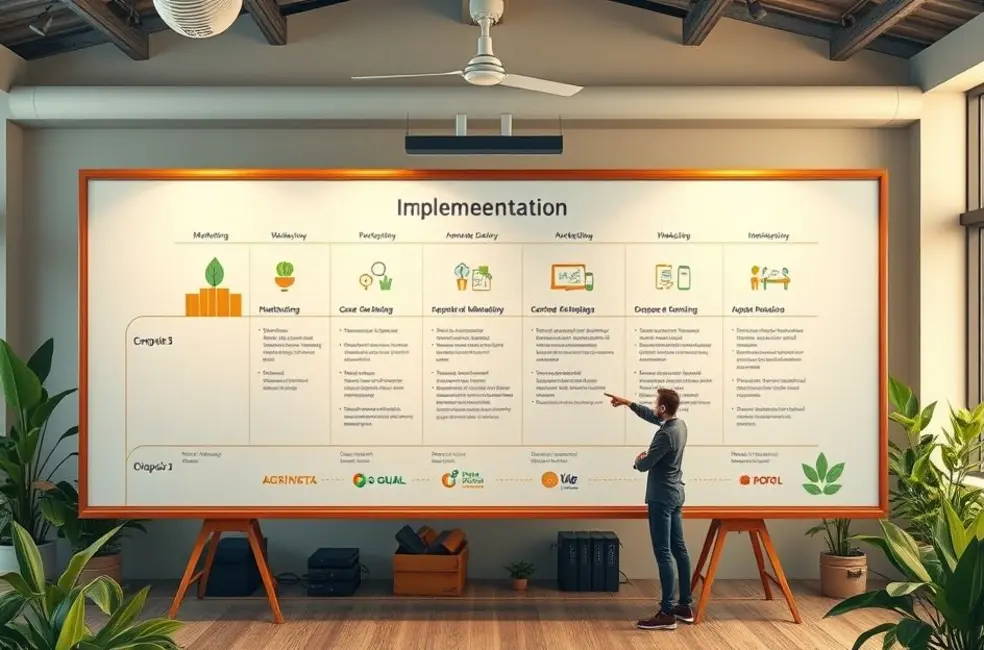 Rota de implementação do curso gratuito para equipes agro